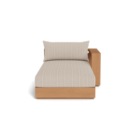 Hayman Teak Chaise Right