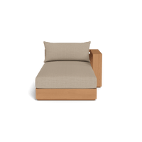 Hayman Teak Chaise Right