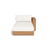 Hayman Teak Chaise Right