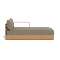 Hayman Teak Chaise Right
