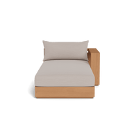 Hayman Teak Chaise Right