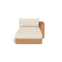 Hayman Teak Chaise Right