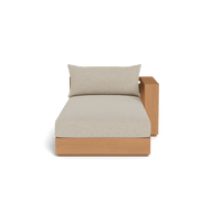 Hayman Teak Chaise Right