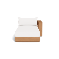 Hayman Teak Chaise Right