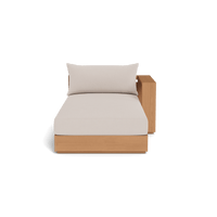 Hayman Teak Chaise Right