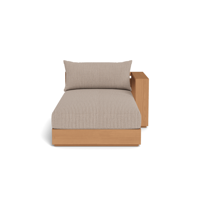 Hayman Teak Chaise Right