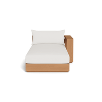 Hayman Teak Chaise Right