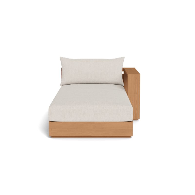 Hayman Teak Chaise Right