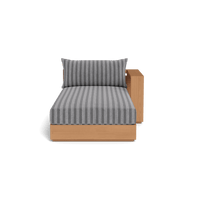 Hayman Teak Chaise Right