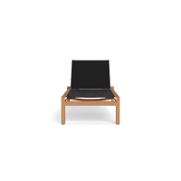 Hayman Teak Stacking Mesh Sun Lounge