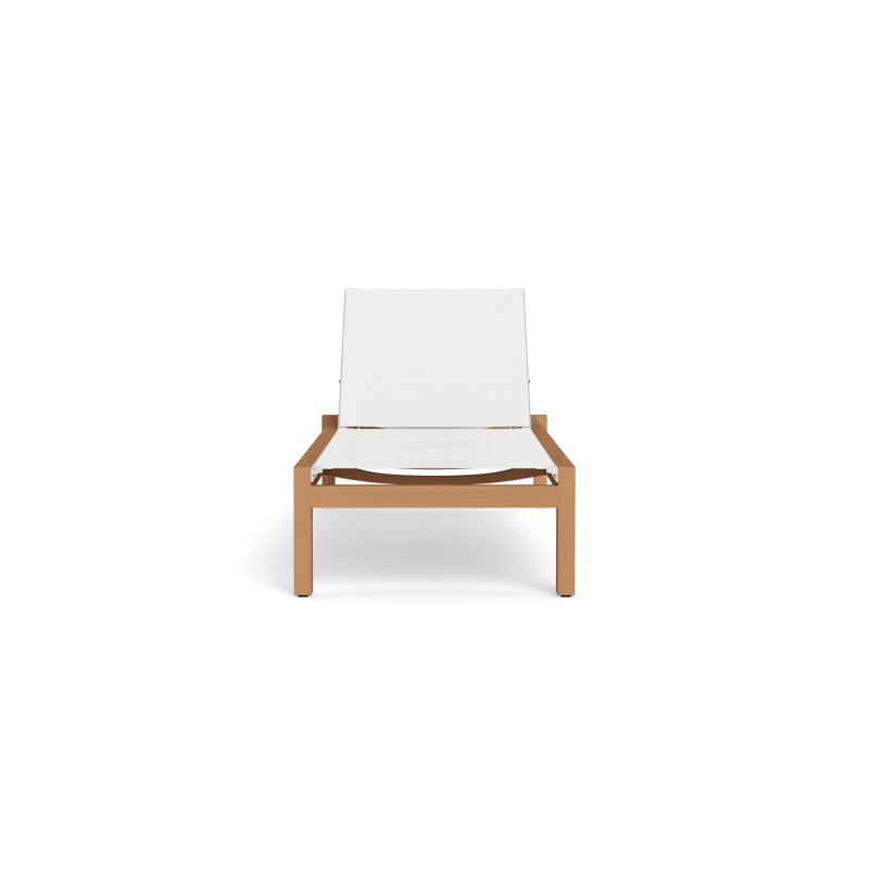 Hayman Teak Stacking Mesh Sun Lounge
