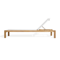 Hayman Teak Stacking Mesh Sun Lounge