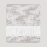 Herringbone Performance Throw | Cloud, ,