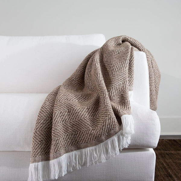 Herringbone Performance Throw | Spice, ,