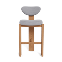 Lennon Upholstered Armless Bar Stool