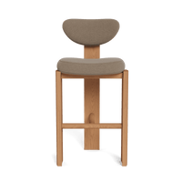 Lennon Upholstered Armless Bar Stool