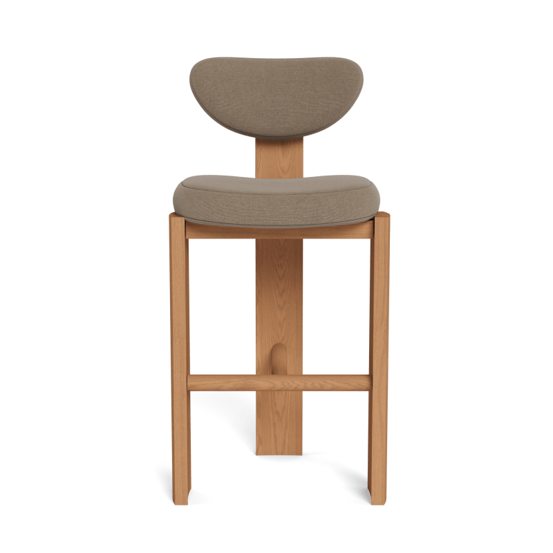Lennon Upholstered Armless Bar Stool