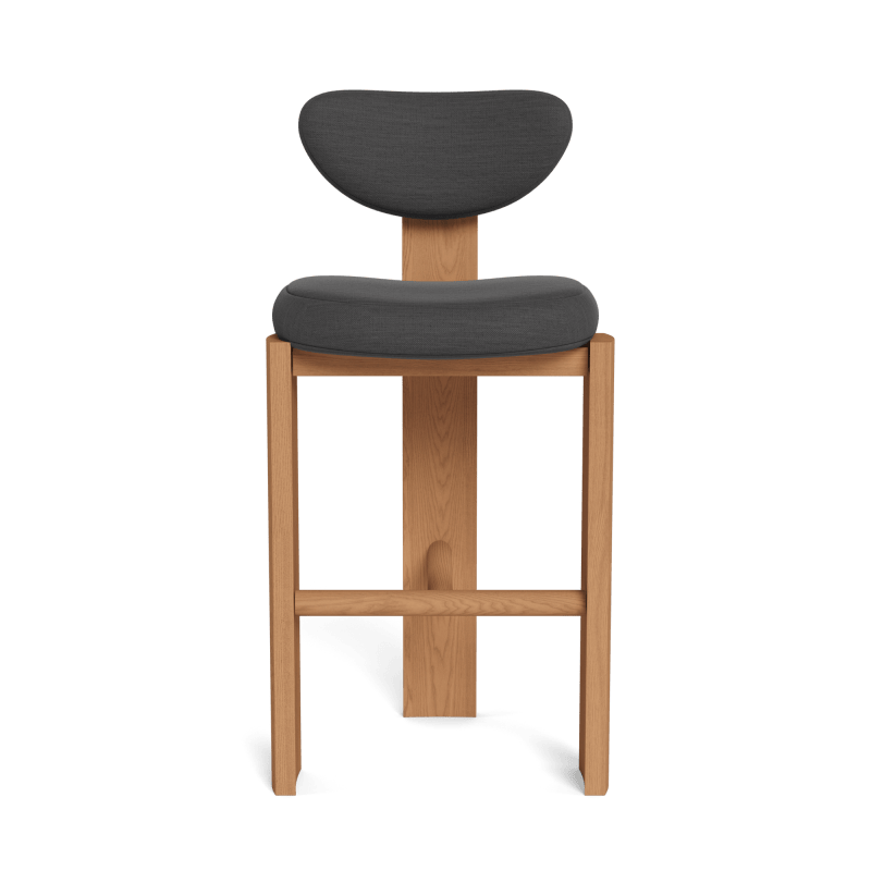 Lennon Upholstered Armless Bar Stool