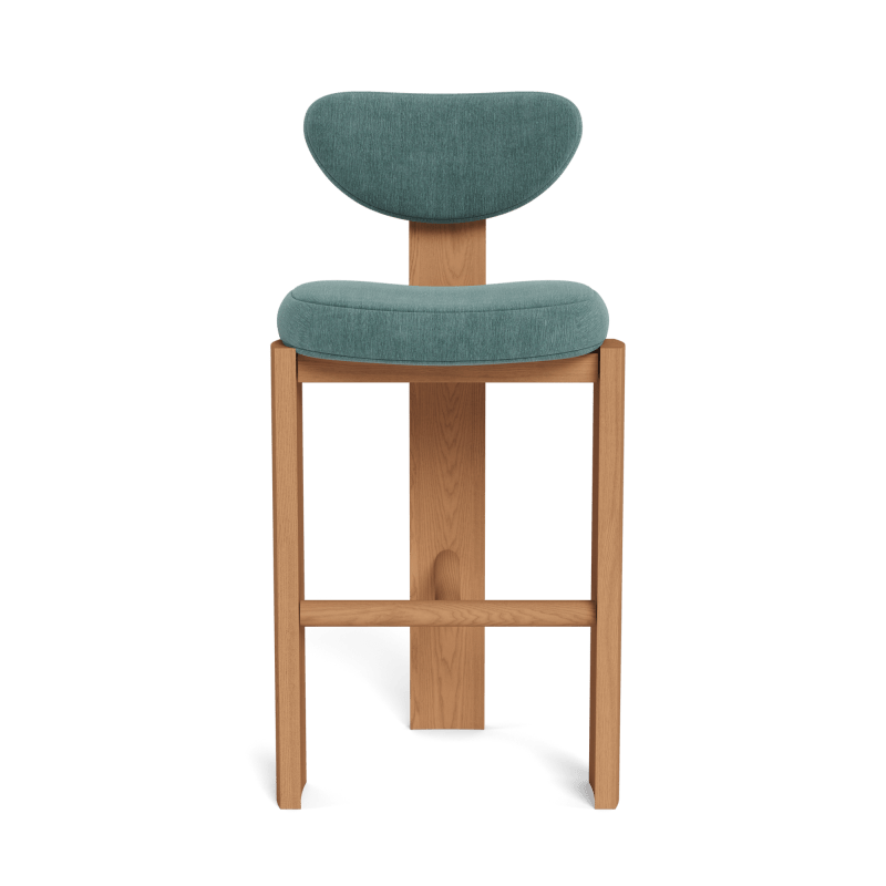 Lennon Upholstered Armless Bar Stool