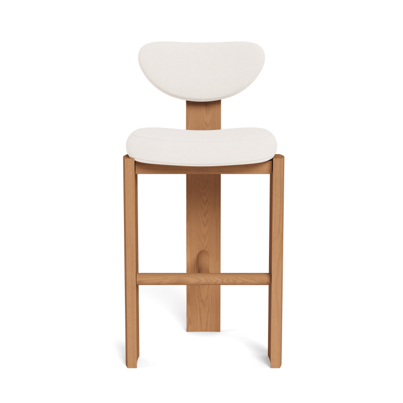 Lennon Upholstered Armless Bar Stool