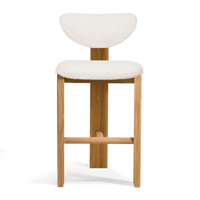 Lennon Upholstered Armless Bar Stool