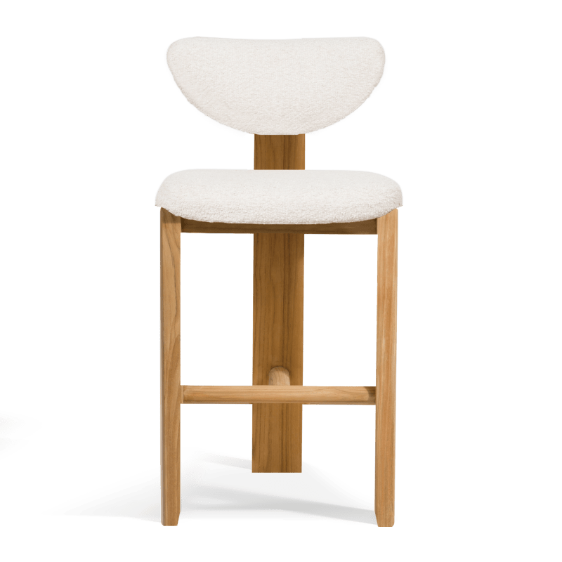 Lennon Upholstered Armless Bar Stool