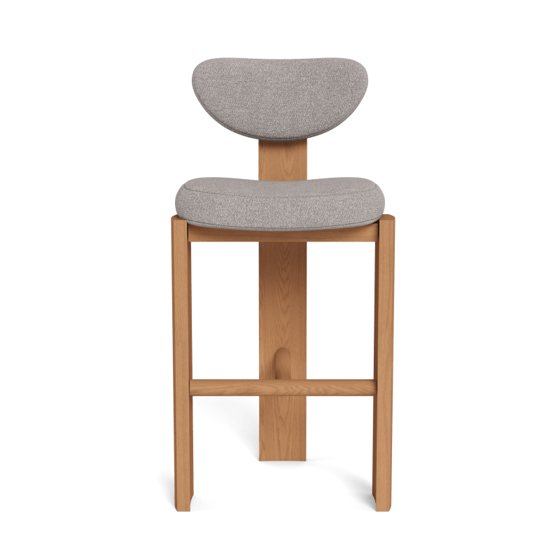 Lennon Upholstered Armless Bar Stool
