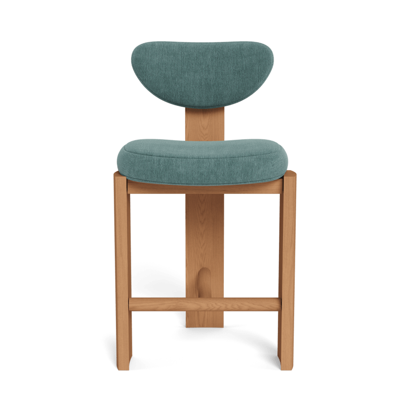 Lennon Upholstered Armless Counter Stool