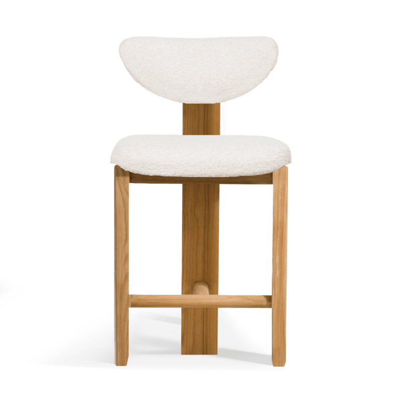 Lennon Upholstered Armless Counter Stool