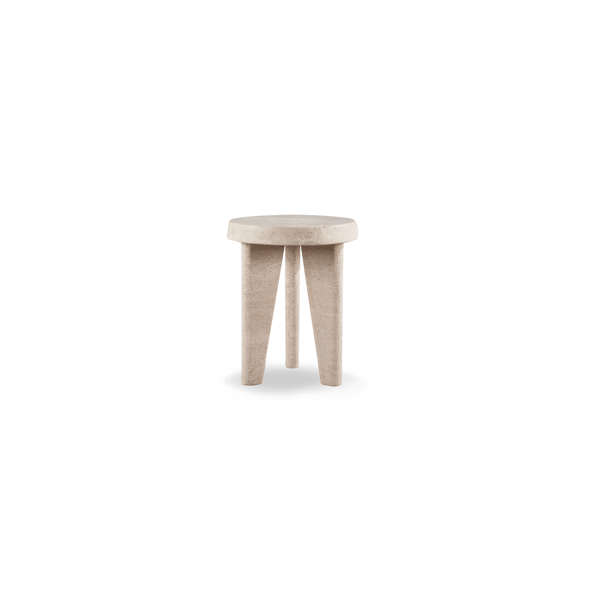 Lucca Round Side Table | Travertine Natural, ,