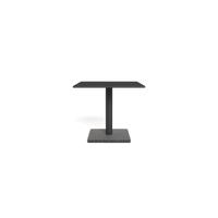 Madison Square Side Table | Aluminum Asteroid, Granite Black,
