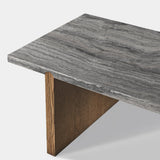 Marcello Dining Table 108" | Oak Honey Grey, ,