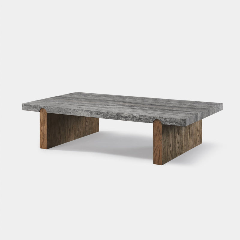 Marcello Rectangle Coffee Table | Oak Honey Grey, ,