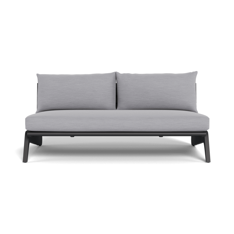 MLB Aluminum 2 Seat Armless Sofa
