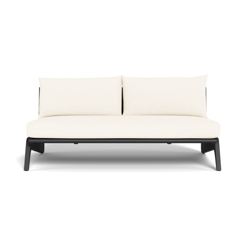 MLB Aluminum 2 Seat Armless Sofa