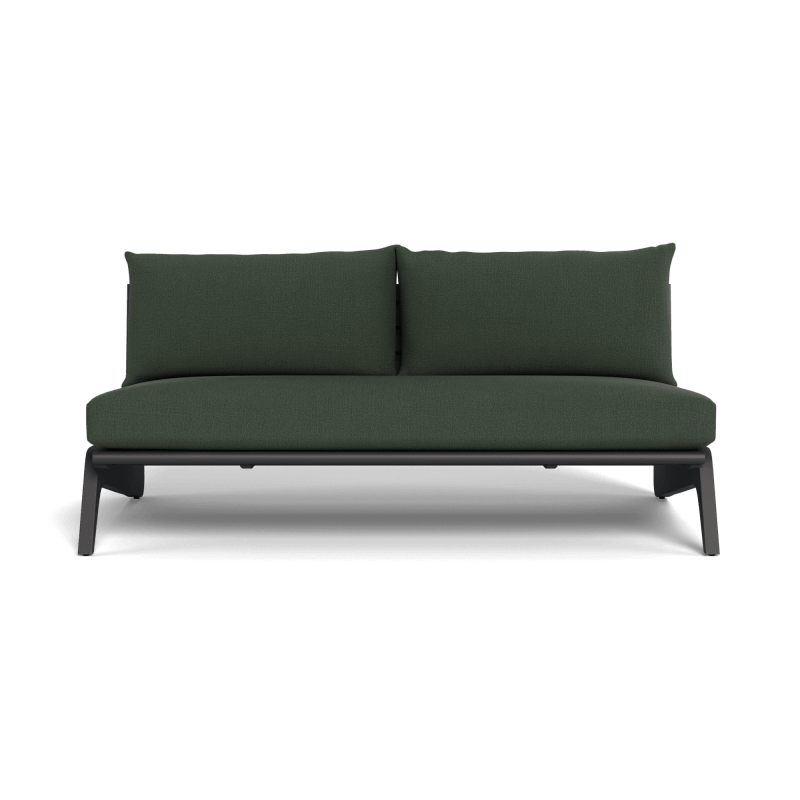 MLB Aluminum 2 Seat Armless Sofa