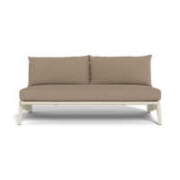 MLB Aluminum 2 Seat Armless Sofa