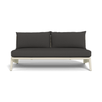 MLB Aluminum 2 Seat Armless Sofa
