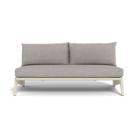 MLB Aluminum 2 Seat Armless Sofa
