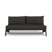 MLB Aluminum 2 Seat Armless Sofa