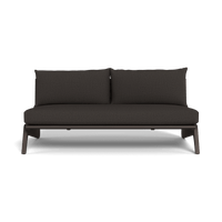 MLB Aluminum 2 Seat Armless Sofa