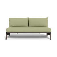 MLB Aluminum 2 Seat Armless Sofa