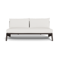 MLB Aluminum 2 Seat Armless Sofa
