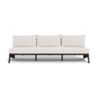 MLB Aluminum 3 Seat Armless Sofa