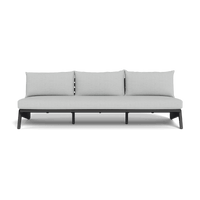 MLB Aluminum 3 Seat Armless Sofa