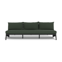 MLB Aluminum 3 Seat Armless Sofa