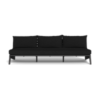 MLB Aluminum 3 Seat Armless Sofa