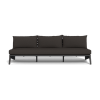 MLB Aluminum 3 Seat Armless Sofa