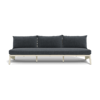 MLB Aluminum 3 Seat Armless Sofa