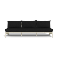 MLB Aluminum 3 Seat Armless Sofa